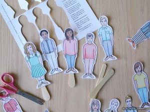 Popsicle Stick Paper Dolls - ECLECTIC AFFINITY
